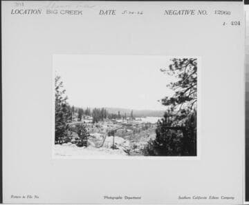 Big Creek, Shaver Lake Dam