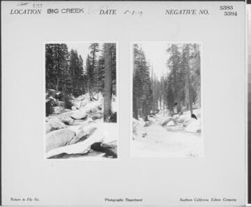 Big Creek Scenery
