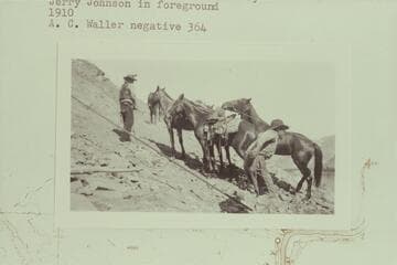 Navajos debarking from Lees Ferry. Jerry Johnson in forebround
