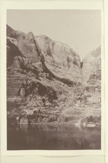 Hole in the Rock. Copy of print in the Miller collection