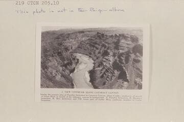 Up Cataract Canyon from Mile 205.8 to the side canyon at Mile 206.85. Photo probably by Paige