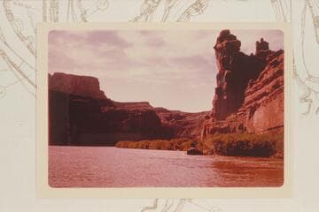 Southwest from Mile 31.0. Cisco gauge: May 19: 7,780 cfs. May 20: 9,910 cfs. May 21: 12,700 cfs
