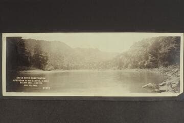 Green River Investigation: Upstream in Red Canyon, 1/2 Mile Below Skull Canyon
