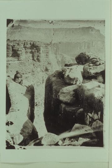 Stereo No. 14. The Northern wall of the Grand Canon of the Colorado. Near the foot of Toroweap Valley