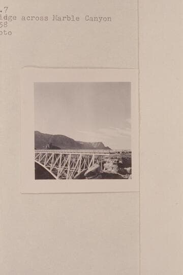 Highway bridge across Marble Canyon