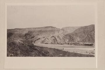 Entrance into San Juan Canyon just below mouth of Chinle Creek. Canyon in Goodridge formation. Looking southwest