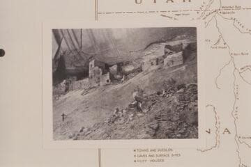 Ruined cliff houses