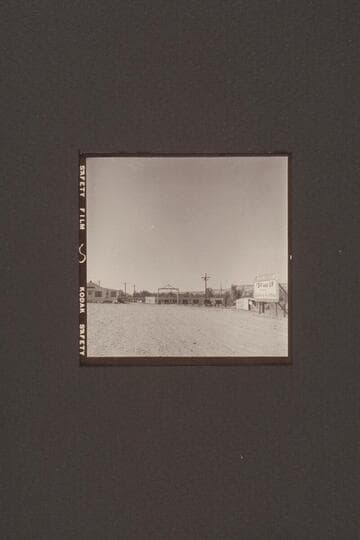 Covered Wagon Auto Court, Green River, Wyoming. Holmstrom, Burg, and Lundstrom stayed at this court prior to departure downeiver in 1938, Sep