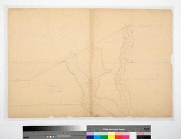 Sketch map of water bodies south of Sauce de la Bolsita