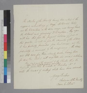 George Tucker letter to Thomas Jefferson