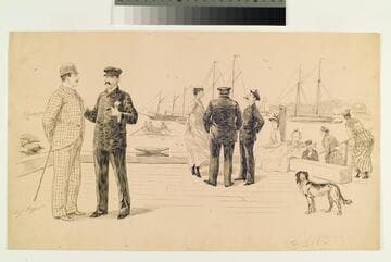 Men on Dockyard