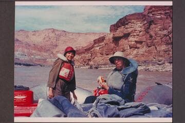 Georgie White and Jack Kelso. Paria Riffle