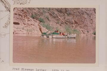 The "Canyoneers," Stavely rig of baloneys used for Grand Canyon transits. Mile 236