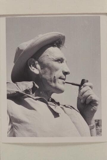 John Waldron, 4555 Brown Avenue, Los Angeles 32. At Paria Riffle prior to departure with Georgie White's boloney party in Grand Canyon