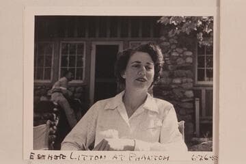 Esther Litton. Phantom Ranch. Member of the Reilly-Fulmer party in a traverse of Grand Canyon in 1955