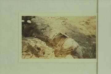 The "Marble" pulled onto left bank of Vulcan Rapid to keep it above the flood. Print from Freeman collection