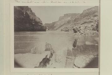 Where Hansbrough and Richards were drowned on July 15, 1889; Brown-Stanton Survey