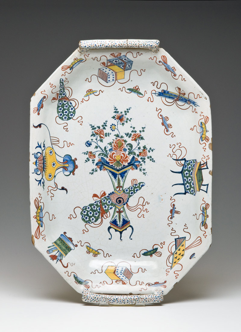 French Tray with Handles from ca. 1730 French Tray with Handles from ca. 1730