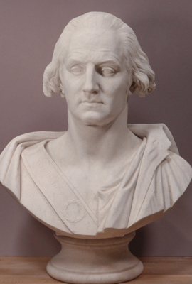 The bust of George Washington sculpted by David d'Angers around 1832. The bust of George Washington sculpted by David d'Angers around 1832.